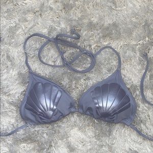 PINK Purple Seashell Swim Top